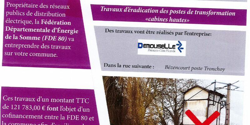 Info Travaux