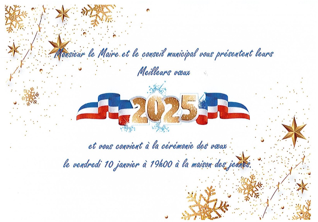 You are currently viewing Vœux du Maire