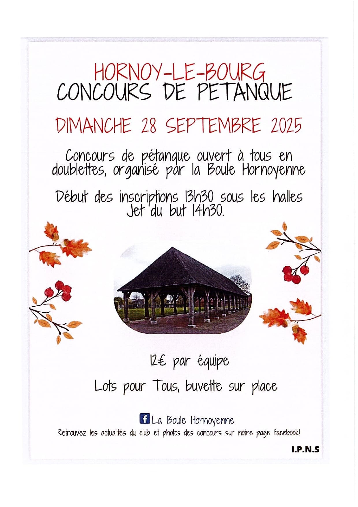 Lire la suite à propos de l’article Concours de pétanque