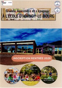 Lire la suite à propos de l’article INSCRIPTION RENTRÉE 2026 – ÉCOLE HORNOY-LE-BOURG
