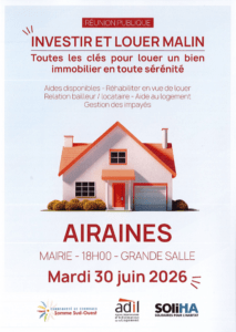 Lire la suite à propos de l’article Le 30 juin à Airaines : se loger malin