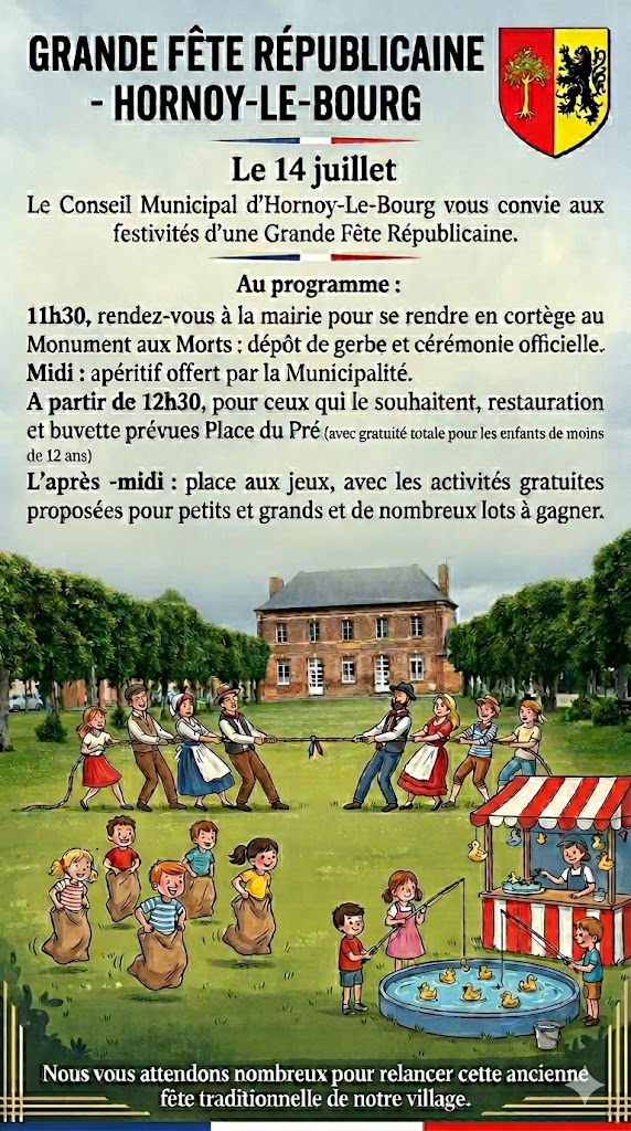 Lire la suite à propos de l’article Grande fête communale à Hornoy (voir dans événements)